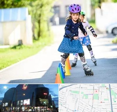 آموزشگاه اسکیت کودکان در بلوار اباذر