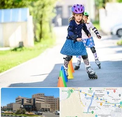 آموزشگاه اسکیت کودکان در صیاد شیرازی مشهد