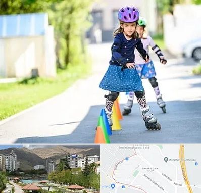 آموزشگاه اسکیت کودکان در شهر زیبا