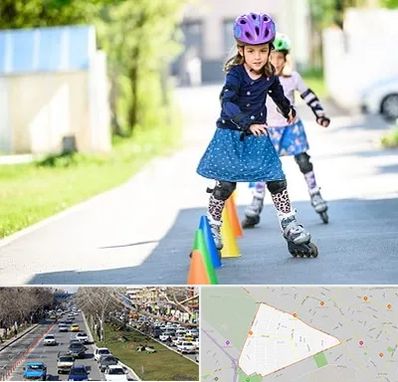 آموزشگاه اسکیت کودکان در احمدآباد مشهد