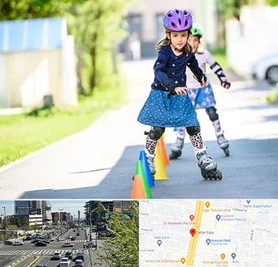 آموزشگاه اسکیت کودکان در ستاری