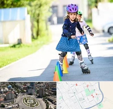 آموزشگاه اسکیت کودکان در زرافشان اسلامشهر