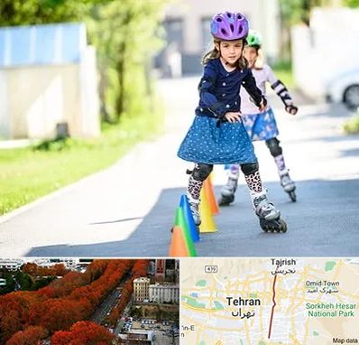 آموزشگاه اسکیت کودکان در ولیعصر