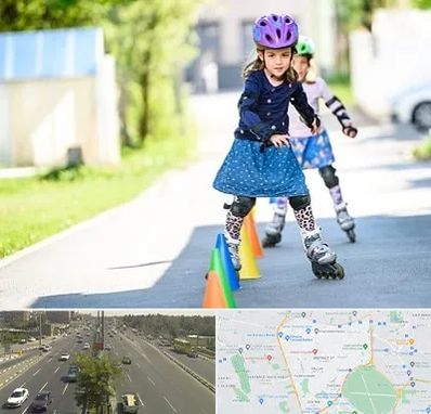 آموزشگاه اسکیت کودکان در منطقه 17 تهران