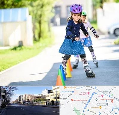 آموزشگاه اسکیت کودکان در خیابان ملاصدرا شیراز