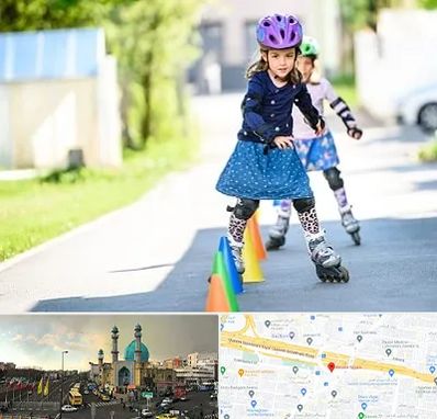 آموزشگاه اسکیت کودکان در رسالت