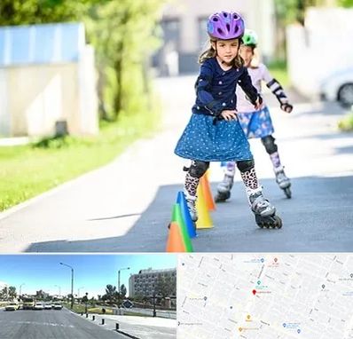 آموزشگاه اسکیت کودکان در بلوار کلاهدوز مشهد