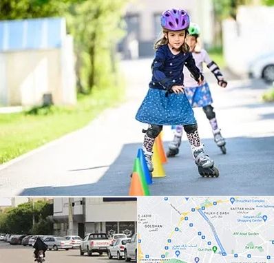 آموزشگاه اسکیت کودکان در قدوسی شرقی شیراز