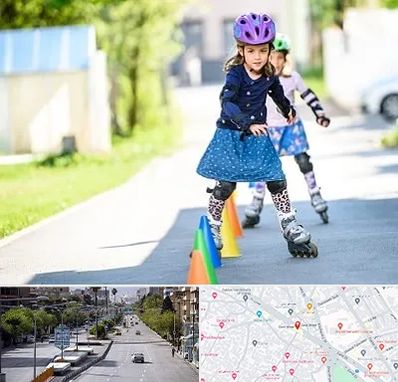 آموزشگاه اسکیت کودکان در خیابان زند شیراز