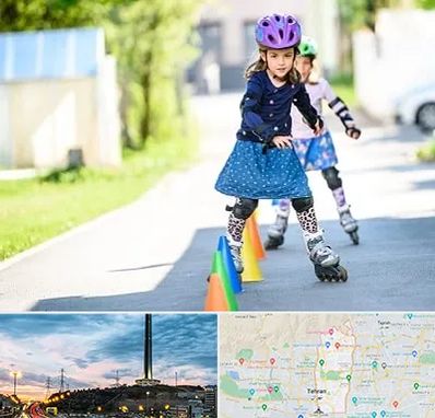 آموزشگاه اسکیت کودکان در منطقه 2 تهران