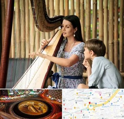 آموزشگاه چنگ در میدان ولیعصر 