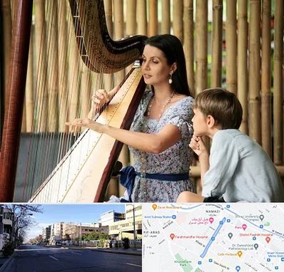 آموزشگاه چنگ در خیابان ملاصدرا شیراز