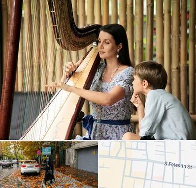 آموزشگاه چنگ در خیابان فلسطین