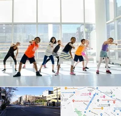 مربی زومبا در خیابان ملاصدرا شیراز