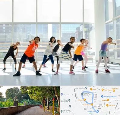 مربی زومبا در فلکه گاز رشت