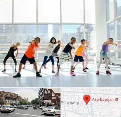 مربی زومبا در خیابان آذربایجان