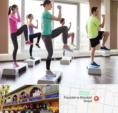 مربی ایروبیک در 15 خرداد