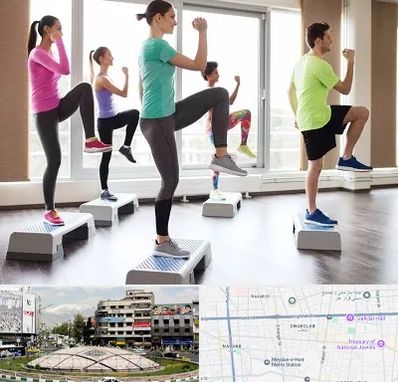 مربی ایروبیک در مرکز تهران