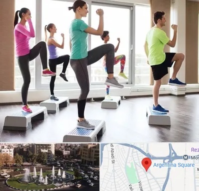 مربی ایروبیک در آرژانتین