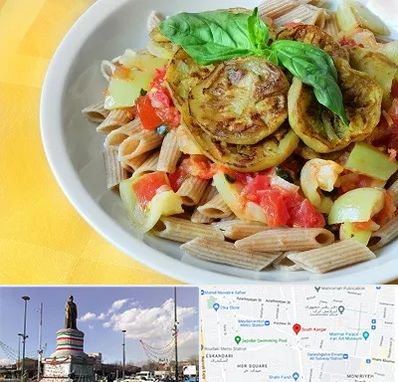 آموزشگاه غذای رژیمی در کارگر جنوبی 