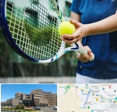 کلاس تنیس در صیاد شیرازی مشهد