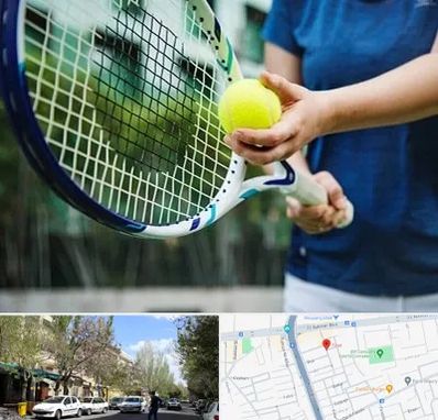 کلاس تنیس در کوی فیروز تبریز