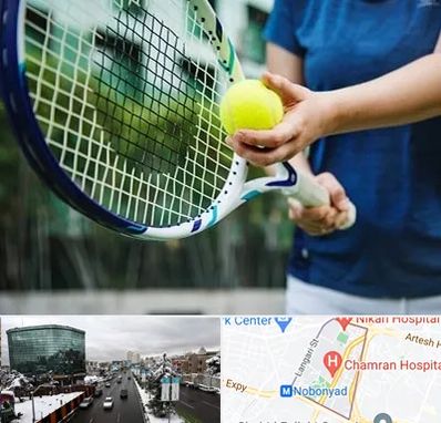 کلاس تنیس در اقدسیه