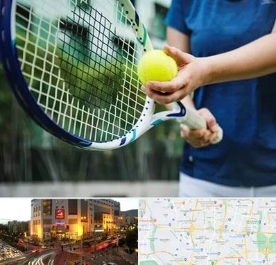 کلاس تنیس در جنت آباد تهران