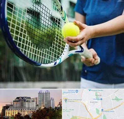 کلاس تنیس در فرشته