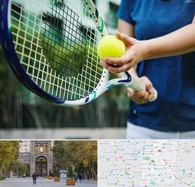 کلاس تنیس در منطقه 12 تهران