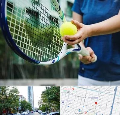 کلاس تنیس در امامت مشهد