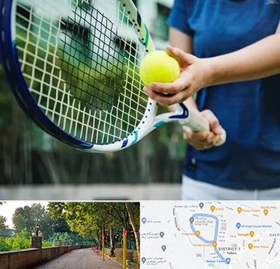 کلاس تنیس در بلوار گیلان رشت