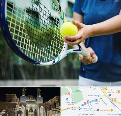 کلاس تنیس در زرگری شیراز