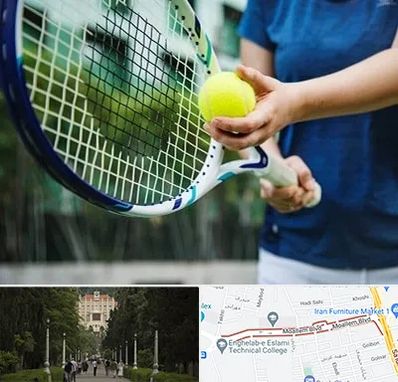 کلاس تنیس در بلوار معلم رشت