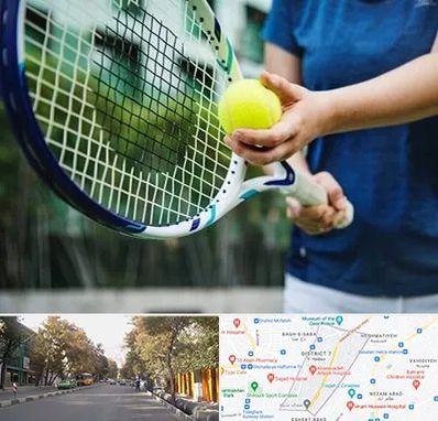 کلاس تنیس در شریعتی