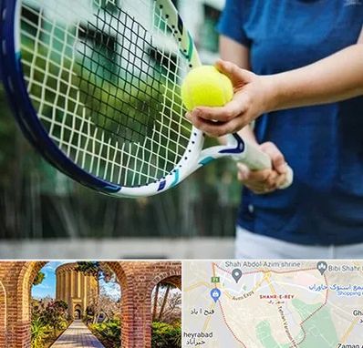 کلاس تنیس در شهر ری