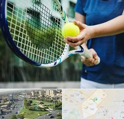 کلاس تنیس در کمال شهر کرج