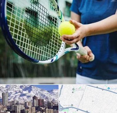 کلاس تنیس در ازگل