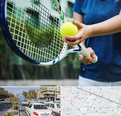 کلاس تنیس در مفتح مشهد