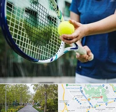 کلاس تنیس در قدوسی غربی شیراز