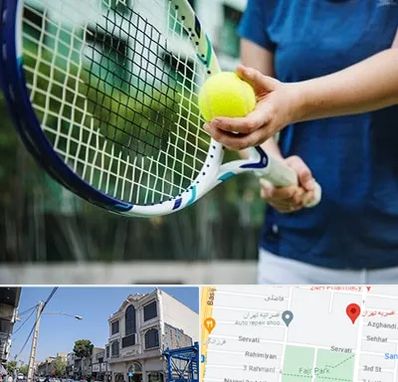 کلاس تنیس در افسریه