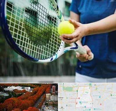 کلاس تنیس در منطقه 6 تهران