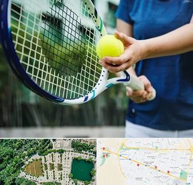 کلاس تنیس در وکیل آباد مشهد