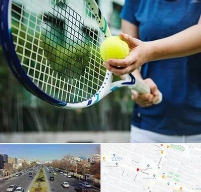 کلاس تنیس در بلوار معلم مشهد