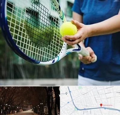 کلاس تنیس در ابوریحان تبریز