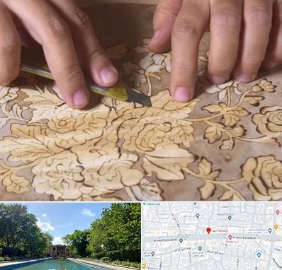 کلاس معرق در هشت بهشت اصفهان