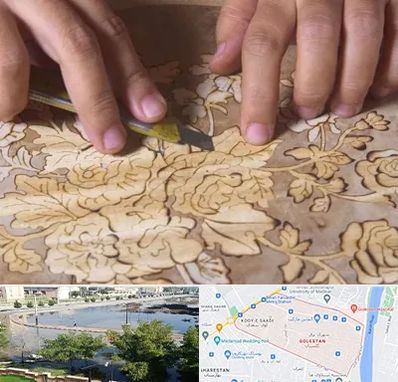 کلاس معرق در گلستان اهواز