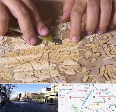 کلاس معرق در خیابان ملاصدرا شیراز