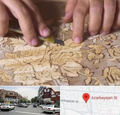 کلاس معرق در خیابان آذربایجان