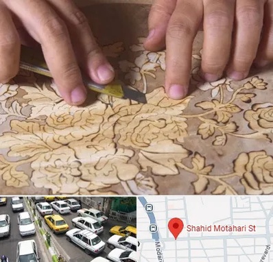 کلاس معرق در مطهری تهران